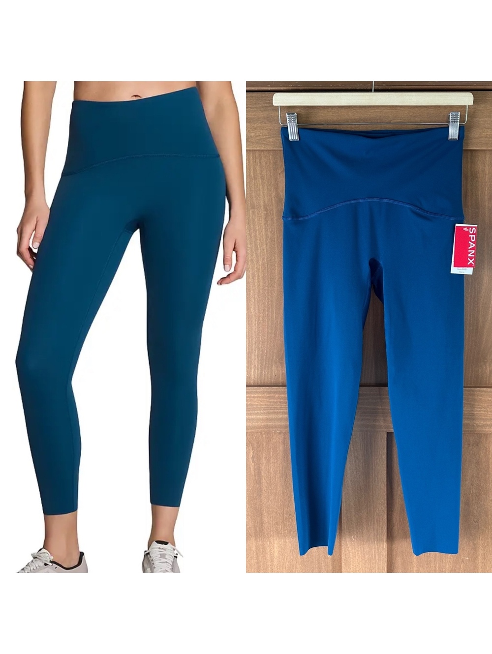 NWT SPANX Booty Boost 7/8 Length Leggings Deep Cove Teal Women’s Medium 50186R